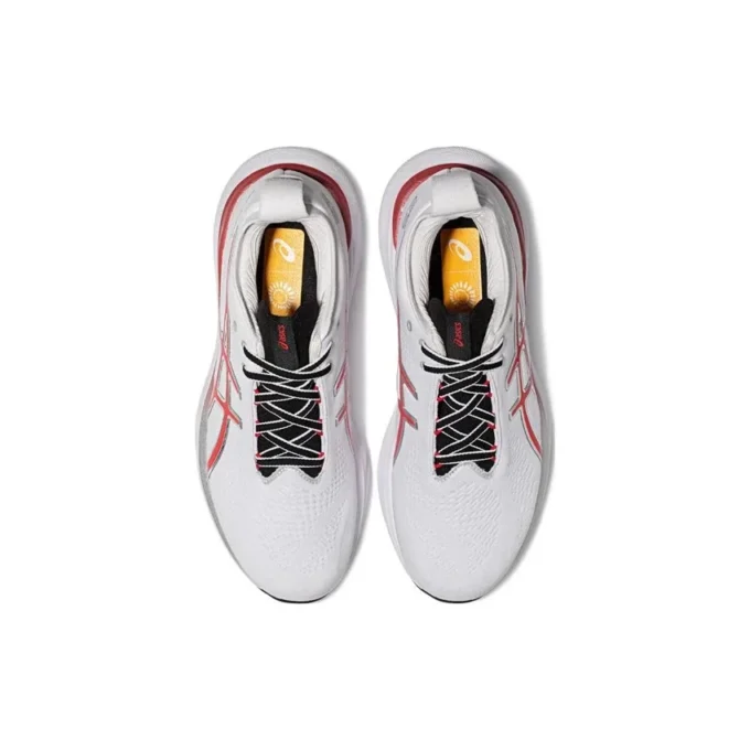 Gel-Nimbus 25 «Blanco Rojo Clásico»