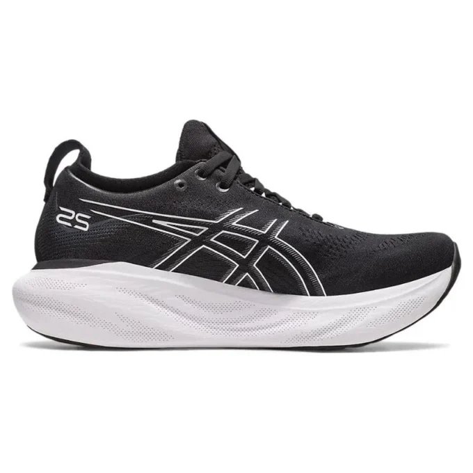 Gel-Nimbus 25 «Negro Plata Pura»