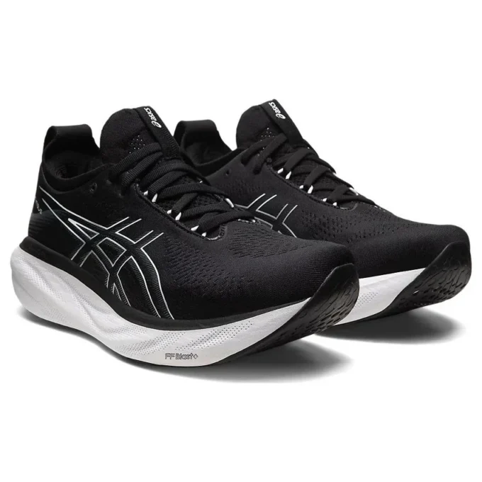 Gel-Nimbus 25 «Negro Plata Pura»