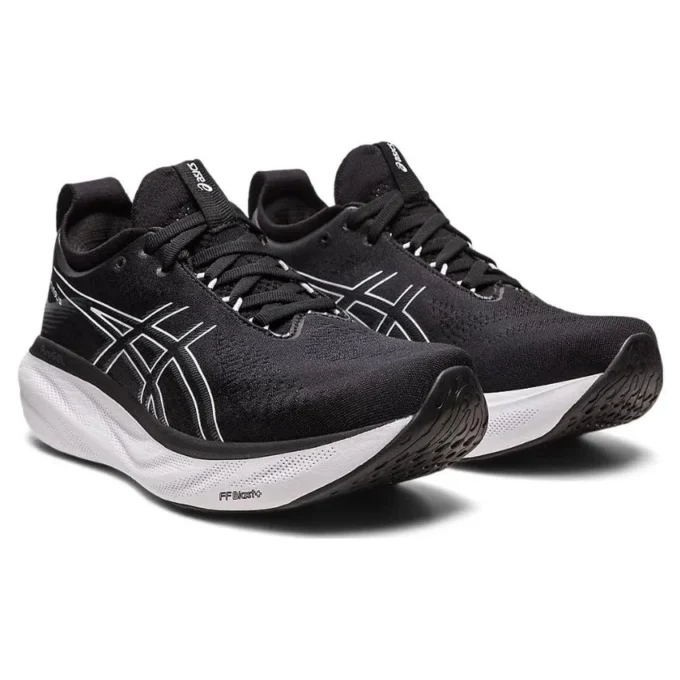 Gel-Nimbus 25 «Negro Plata Pura»