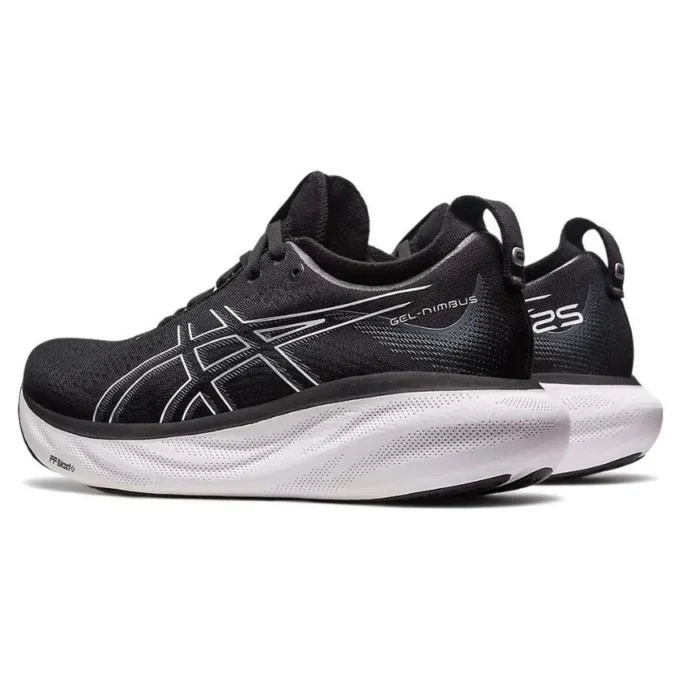 Gel-Nimbus 25 «Negro Plata Pura»
