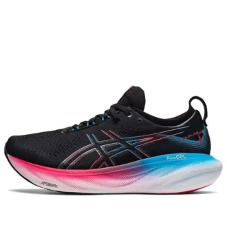 Gel-Nimbus 25 «Negro Rojo Eléctrico»