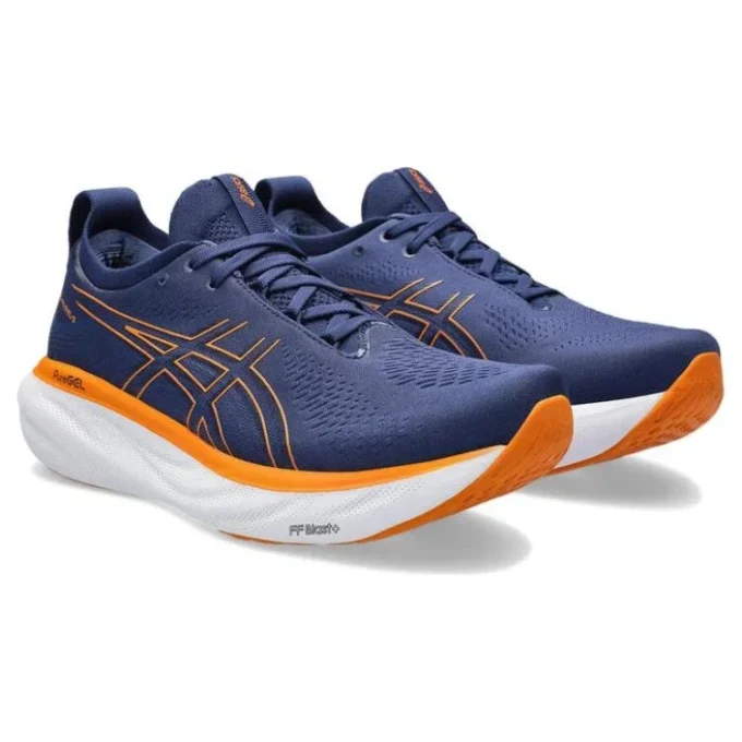 Gel-Nimbus 25 Wide «Deep Ocean Bright Orange»