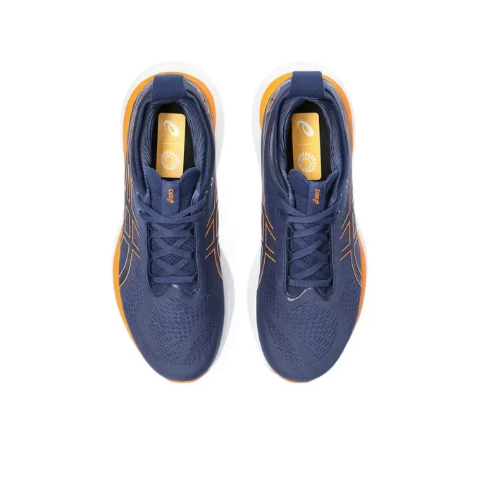Gel-Nimbus 25 Wide «Deep Ocean Bright Orange»