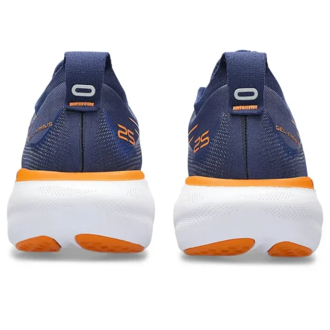 Gel-Nimbus 25 Wide «Deep Ocean Bright Orange»