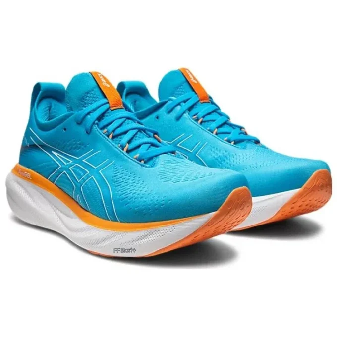 Gel-Nimbus 25 Wide «Island Blue Sun Peach»