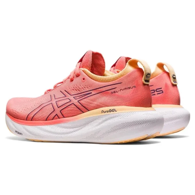 Gel-Nimbus 25 Wide «Papaya Dusty Purple»