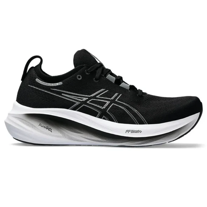 Gel-Nimbus 26 4E Wide «Negro Gris Grafito»