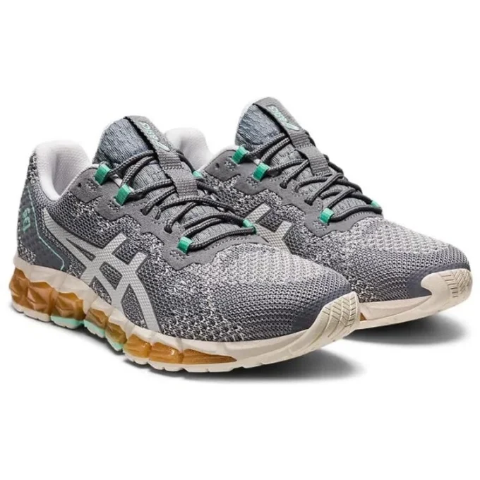 Gel-Quantum 360 6 Knit «Gris glaciar/Cian»