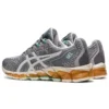 Gel-Quantum 360 6 Knit «Gris glaciar/Cian»