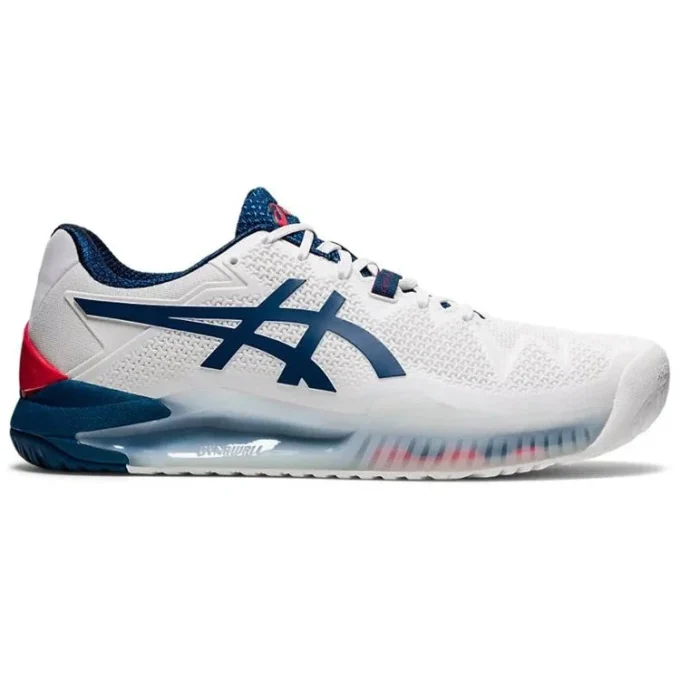 GEL Resolution 8 2E Wide «White Mako Blue»
