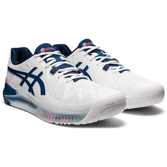 GEL Resolution 8 2E Wide «White Mako Blue»