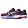 GEL-Resolution 9 Padel «Deep Mauve Lime Green»
