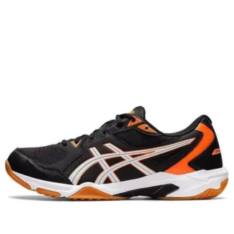 Gel-Rocket 10 2E Wide «Negro Naranja Impactante»