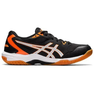 Gel-Rocket 10 2E Wide «Negro Naranja Impactante»