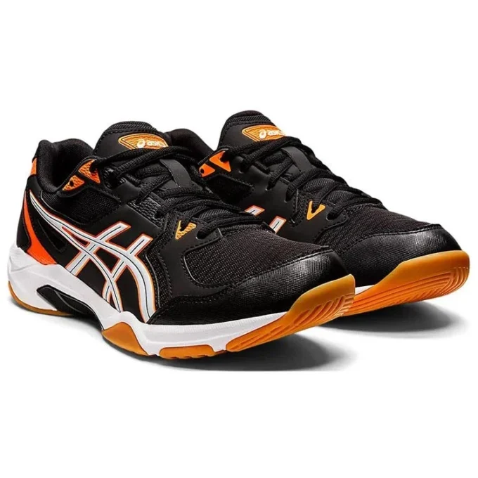 Gel-Rocket 10 2E Wide «Negro Naranja Impactante»