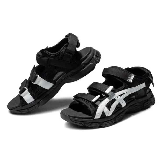 Kahana SD 2 Sandalias deportivas retro unisex «Black White»