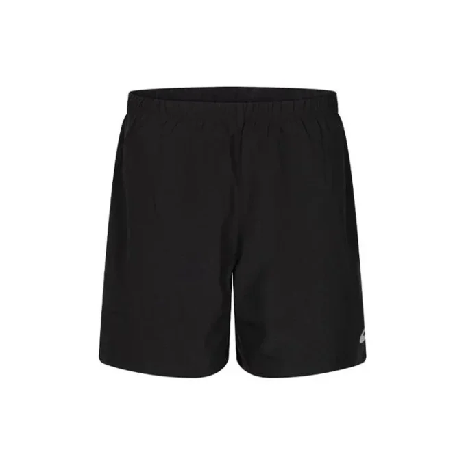 Pantalones cortos con logo y bolsillo trasero con cremallera «Negro»