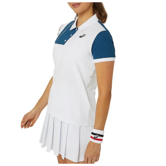 Polo clásico «Blanco Azul»