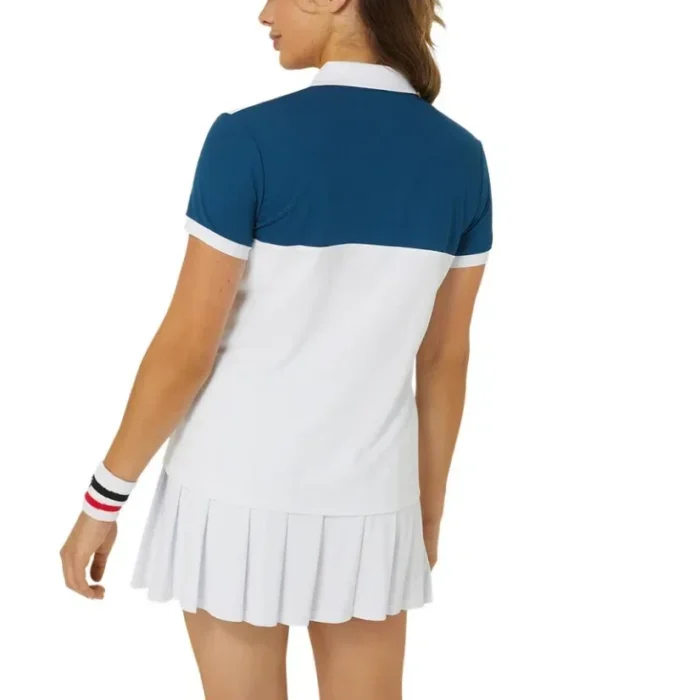 Polo clásico «Blanco Azul»