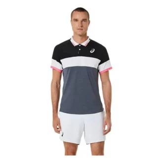 Polo Match «Performance Black Carrier Grey»
