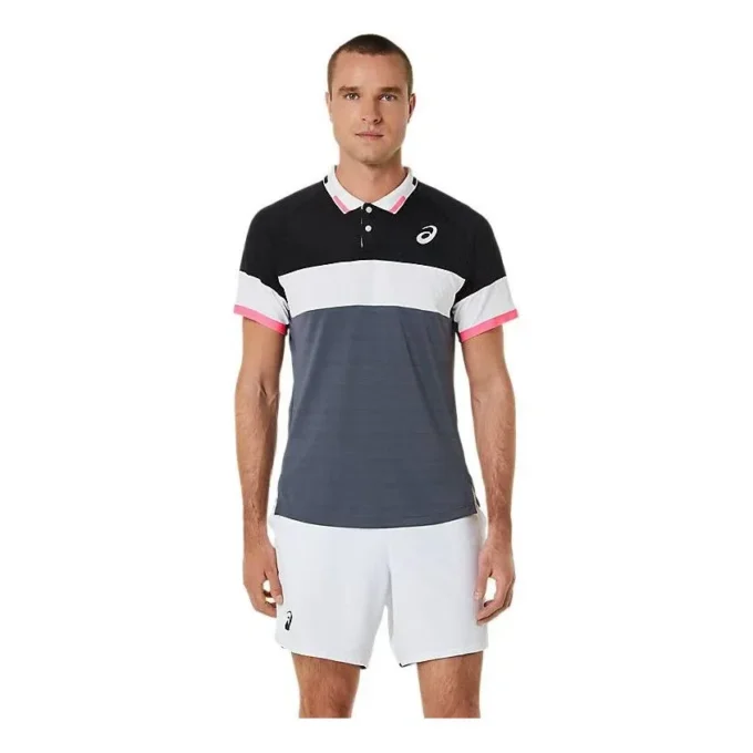Polo Match «Performance Black Carrier Grey»