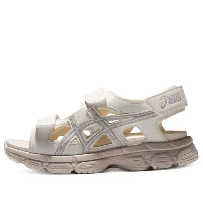 Sandalias unisex Kahana Sd Outdoor Sports beige y moradas «Cream Graypurple»