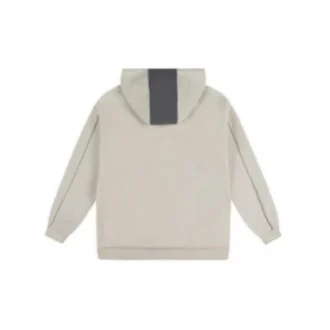 Sudadera con capucha Sherpa de bloques de color «Beige»