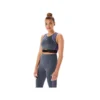 Sujetador deportivo con paneles de malla «Carrier Grey»