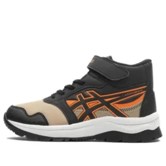 Zapatillas de caña alta LAZERBEAM «Black Orange Beige»