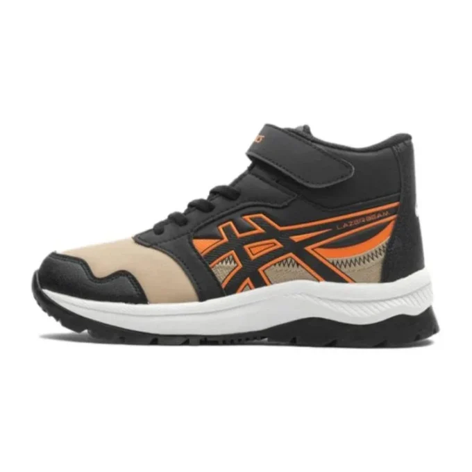 Zapatillas de caña alta LAZERBEAM «Black Orange Beige»
