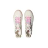 Zapatos altos casuales retro Double Clutch Milk White «Blanco Rosa»