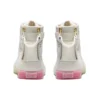 Zapatos altos casuales retro Double Clutch Milk White «Blanco Rosa»