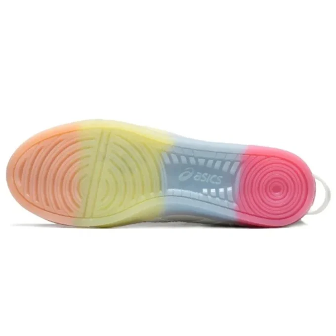 Zapatos altos casuales retro Double Clutch Milk White «Blanco Rosa»