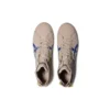 Zapatos altos de lona marrón claro/azul de Double Clutch