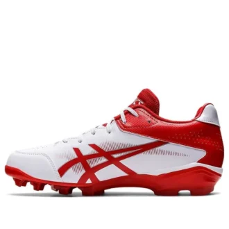 Zapatos de béisbol con clavos Star Shine III «Blanco Rojo»