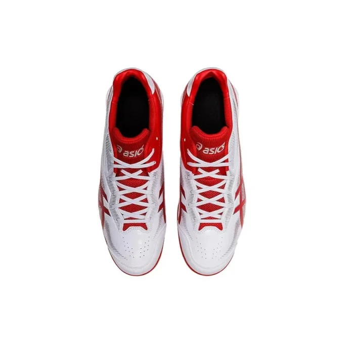 Zapatos de béisbol con clavos Star Shine III «Blanco Rojo»