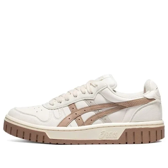Zapatos de skate casual Court MZ Retro unisex blancos y marrones