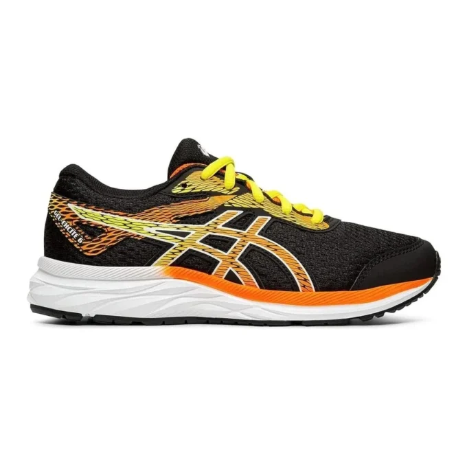 Zapatos Gel-Excite 6 «Negro Naranja Impactante»