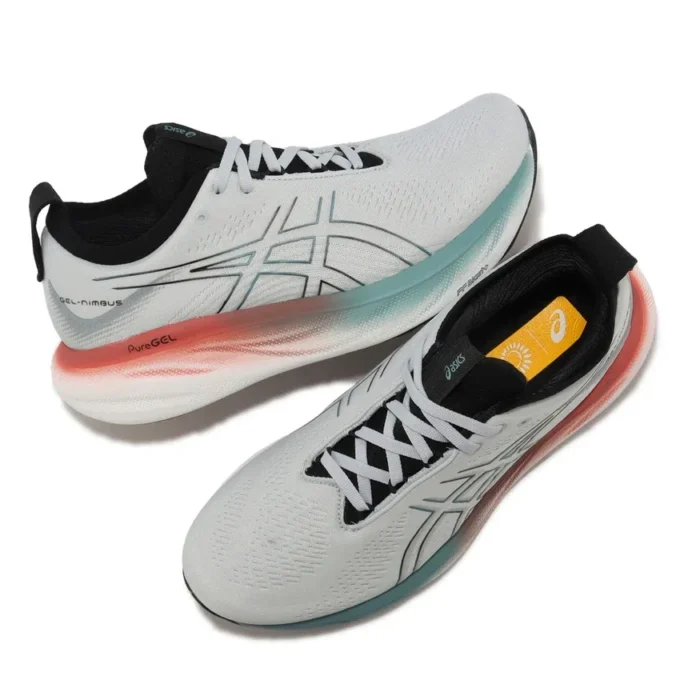 Zapatos Gel-Nimbus 25 «Gris, blanco y negro»